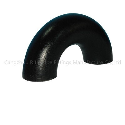 Raggio lungo nero degli accessori per tubi di programma 40 di ASME B16.9 A234 un gomito da 180 gradi