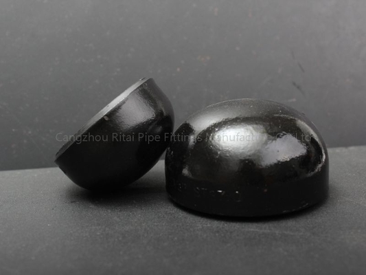 Cappucci protettivi a 1 pollici WPL6, accessori per tubi del tubo dell'ANSI ASME B16.9 d'acciaio del nero di BW SGP