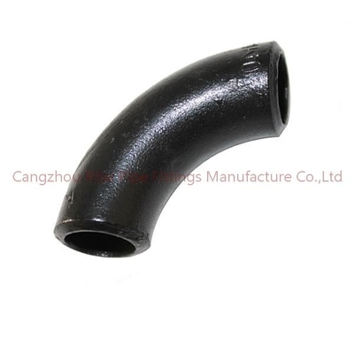 Gomito saldato senza cuciture degli accessori per tubi di acciaio al carbonio del nero dell'ANSI A234WPB EN10253 3D