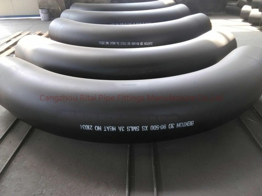 Curvature di tubo senza cuciture nere 5D di 3D 10D WPB gomito del tubo d'acciaio da 90 gradi