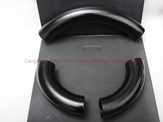 Gradi a 4 pollici SGP delle curvature di tubo di JIS BW 3D i 45 hanno flangiato per montaggio