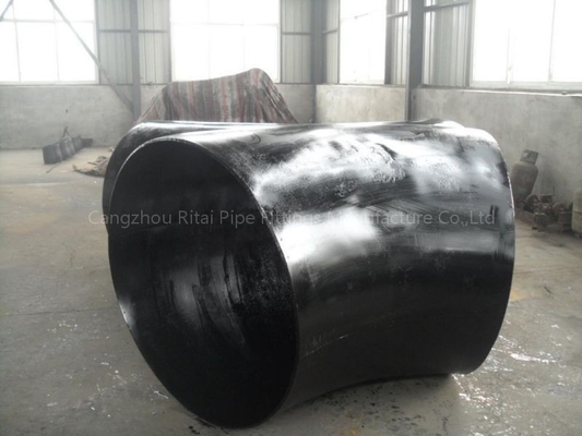 Accessori per tubi saldati d'acciaio del grande diametro del gomito JIS B2220 XXS del nero di MSS SP44 48&quot; STD