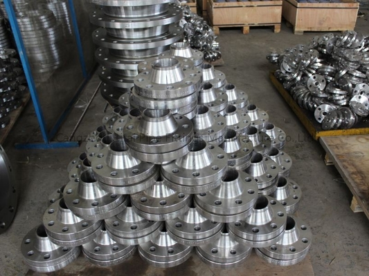 150LB ha forgiato l'industria di saldatura lunga della valvola del collo ASTM A105 A105N della flangia d'acciaio