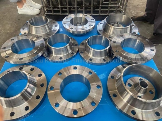 150LB ha forgiato l'industria di saldatura lunga della valvola del collo ASTM A105 A105N della flangia d'acciaio